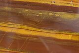 Polished Desert Sunset Banded Iron Section #353822-1
